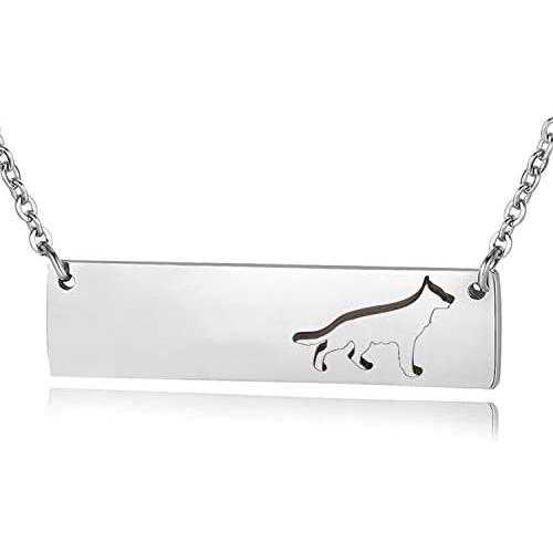 ENSIANTH Shepherd Necklace German Shepherd Necklace Shepherd Gift for Dog Lovers