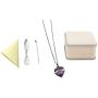 Heart Cremation Urn Necklace for Ashes Urn Jewelry Memorial Pendant with Fill Kit and Gift Box - Always on My Mind Forever in My Heart