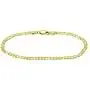 Michael Zweig 925 Sterling Silver Ankle Bracelets for Women - Figaro Chain Sterling Silver | 2.95 mm Thickness with Spring Ring, Italy Tag