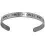 FORGIVEN JEWELRY Philippians 413 Stainless Steel Cuff Bracelet I Can Do All Things Through Christ