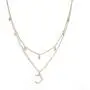 Ariana Grande Moon and Star Layer Necklace