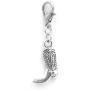 Its All About...You! Cowboy Boot Clip on Charm Perfect for Necklaces and Bracelets 96Ag