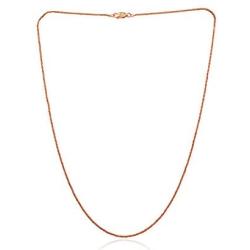 Sea of Ice Sterling Silver 1mm Diamond-Cut Spiga Wheat Chain Necklace for Women, Size 14'' - 36'' Italy
