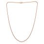 Sea of Ice Sterling Silver 1mm Diamond-Cut Spiga Wheat Chain Necklace for Women, Size 14'' - 36'' Italy