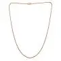 Sterling Silver 2mm Sparkle Rock Chain Necklace for Women, Size 14'' - 36'' Italy