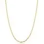 14k Yellow Gold Filled or White Gold Filled 1 mm,1.4 mm, 1.7 mm, or 2 mm Singapore Chain Pendant Necklace for Women
