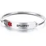 VNOX Epilepsy Bracelet Stainless Steel Medical Alert ID Bangle Bracelet 7.5''