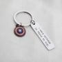 UJIMS Avengers Quotes Keychain Avengers Inspire Gift I Have Nothing to Prove to You Comic Keychain for Avenger Fan BFF Captain America Jewelry