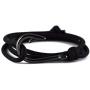 Riptide Vibes Adjustable Fish Hook Bracelet - Made in USA with 550 Military Paracord - 15% Donated to Marine Wildlife Conservation - Silver or Black Hook
