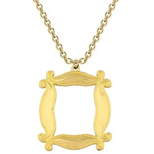 SEIRAA Friends TV Show Inspired Jewelry Monicas Door Frame Necklace Present for Friends Fan SEIRAA Friends TV Show Inspired Jewelry Monicas Door Frame Necklace Present for Friends Fan