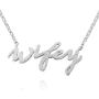 YINLIN Danity Charm Wifey Pendant Necklace Gift for Your Wife or Mother Jewelry