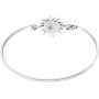 AeraVida Dancing Mystical Sunshine .925 Sterling Silver Bangle Bracelet