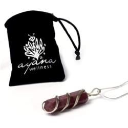 Raw Lepidolite Healing Crystal Necklace - For Reiki Trust Calm Hope Self Love Optimism Heart Chakra