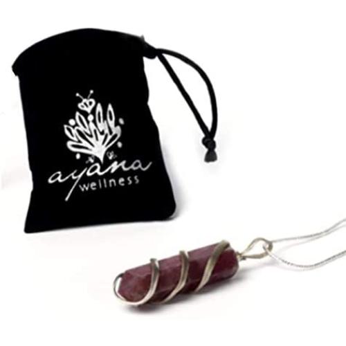 Raw Lepidolite Healing Crystal Necklace - For Reiki Trust Calm Hope Self Love Optimism Heart Chakra