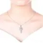 JO WISDOM Arwen Evenstar Necklace,925 Sterling Silver Lord of The Ring Hobbit Pendant Necklace with 5A Cubic Zirconia,Elvish Jewelry for Women