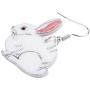 WEVENI Acrylic Easter Egg Bunny Rabbit Hare Earrings Dangle Drop Lovely Pet Jewelry For Women Girls Nice Gift