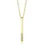 Gelin 14k Solid Gold 0,01 ct Genuine Diamond Vertical Bar Pendant Chain Necklace for Women, 18'' - Minimalist Jewelry for Women Gelin 14k Solid Gold 0,01 ct Genuine Diamond Vertical Bar Pendant Chain Necklace for Women, 18'' - Minimalist Jewelry for Women