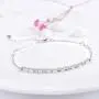 IOHUPCI Sterling Silver Bracelet Gift For Women Girl Daughter Sister Mother Friends - Engraved Inspirational Charm Bracelets Adjustable Bangle Jewelry IOHUPCI Sterling Silver Bracelet Gift For Women Girl Daughter Sister Mother Friends - Engraved Inspirational Charm Bracelets Adjustable Bangle Jewelry