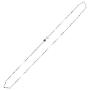 Wellme Sterling Silver 0.7mm/1mm Solid 925 Twister Link Dainty Chain Necklace for Lightweight Pendant 16’’-30’’