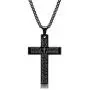 Rnivida Mens Stainless Steel Cross Necklace with Lords Prayer Inscription, Cross Pendant Necklace Rnivida Mens Stainless Steel Cross Necklace with Lords Prayer Inscription, Cross Pendant Necklace