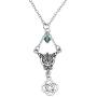 CENWA Outlander Inspired Jewelry Celtic Knot Cross Pendant Necklace Outlander Sassenach Scottish Outlander Gift