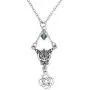 CENWA Outlander Inspired Jewelry Celtic Knot Cross Pendant Necklace Outlander Sassenach Scottish Outlander Gift