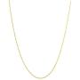 Dazzlingrock Collection Thin Delicate 10 Karat Loose Rope Chain Necklace (18 inch), Yellow Gold