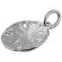 Sterling Silver Sand Dollar Charm Pendant Necklace, 18'' Sterling Silver Sand Dollar Charm Pendant Necklace, 18''