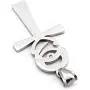 GUNGNEER Coptic Ancient Egyptian Talisman Amulet Ankh Cross Pendant Eye of Horus Necklace Stainless Steel Jewelry GUNGNEER Coptic Ancient Egyptian Talisman Amulet Ankh Cross Pendant Eye of Horus Necklace Stainless Steel Jewelry