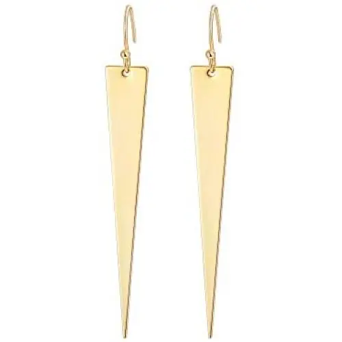 Geometric Triangle Rectangle Dangle Earrings for Women 18K Gold Plated Drop Minimalist Costume Jewelry Geometric Triangle Rectangle Dangle Earrings for Women 18K Gold Plated Drop Minimalist Costume Jewelry