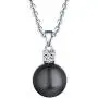 925 Sterling Silver Freshwater Cultured Pearl Pendant Necklace JO WISDOM Jewelry for Women,Girls