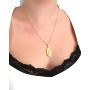 18K Gold Plated Guadalupe Medal Necklace''18 Inches'' Length Virgin Mary Jewelry