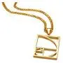 MPRAINBOW Unisex Stainless Steel Gold Plated Fibonacci Sequence Ratio Symbol Pendant Necklace Mathematics Jewelry Gift For Teacher,Son, Daughter,Friends