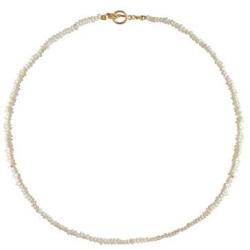 Cowlyn Pearl Necklace Baroque Cultured Strands Short Dainty Choker Tiny Chain Delicate Handmade Vintage Christmas Valentine Gift Packaging Jewelry Women Girls