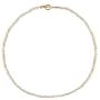 Cowlyn Pearl Necklace Baroque Cultured Strands Short Dainty Choker Tiny Chain Delicate Handmade Vintage Christmas Valentine Gift Packaging Jewelry Women Girls