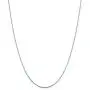Newborn Jewellery 925 Sterling Silver Durable Italian Box Chain Necklace Rhodium Plated 0.9mm (16.5''-21.7'') Newborn Jewellery 925 Sterling Silver Durable Italian Box Chain Necklace Rhodium Plated 0.9mm (16.5''-21.7'')