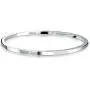 Personalized Engravable Plain Solid Flat Round Stackable Smooth Polished Bangle Bracelet For Women 925 Sterling Silver