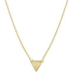 HONEYCAT Mini Triangle Pendant Necklace in Gold, Rose Gold, or Silver | Minimalist, Delicate Jewelry
