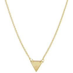 HONEYCAT Mini Triangle Pendant Necklace in Gold, Rose Gold, or Silver | Minimalist, Delicate Jewelry