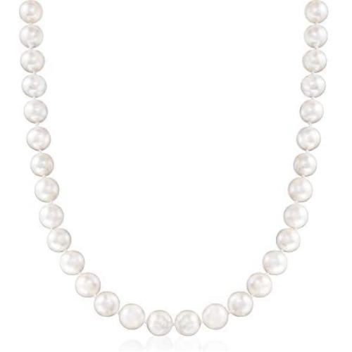 Ross-Simons 10-11mm Cultured Pearl Necklace With Sterling Silver Magnetic Clasp