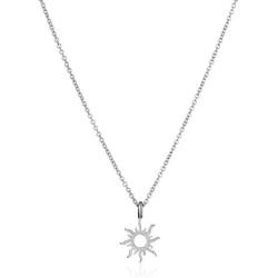 Fashion Sun Necklace Clavicle Chain Sunlight Sunshine Pendant Necklace With Message Card Friendship Dainty Gold Silver Jewelry