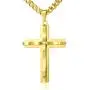 Hermah Mens Women Jewelry Gold Black Silver Cross Pendant Necklace Stainless Steel Curb Cuban Link Chain 18-24inch Hermah Mens Women Jewelry Gold Black Silver Cross Pendant Necklace Stainless Steel Curb Cuban Link Chain 18-24inch