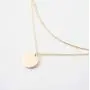 Mevecco Layered Heart Necklace Pendant Handmade 18k Gold Plated Dainty Gold Choker Arrow Bar Layering Long Necklace for Women…