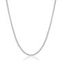 STEEL EVOLUTION Stainless Steel 3mm Box Chain Necklace for Men with Lobster Lock