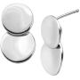 Silpada Droplet Double Disc Drop Earrings in Rhodium-Plated Sterling Silver