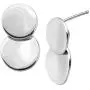 Silpada Droplet Double Disc Drop Earrings in Rhodium-Plated Sterling Silver