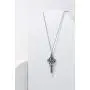 Oxidized 925 Sterling Silver Celtic Claddagh Crown, Cross or Celtic Knot Pendant Necklace, 18'' Oxidized 925 Sterling Silver Celtic Claddagh Crown, Cross or Celtic Knot Pendant Necklace, 18''