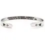Binami Inspirational Cuff Bracelets Motivational Engraved Mantra Quote Cuff Bangle Best Friend Jewelry Gift for Women Mom Her with Hidden Message