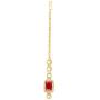 Aheli Ethnic Faux Blue Kundan Necklace Earrings Maang Tikka Indian Bollywood Jewellery Set for Women
