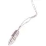 JOYID Simple Leaf Feather Pendant Necklace Long Chain Sweater Necklace Fashion Jewelry for Women JOYID Simple Leaf Feather Pendant Necklace Long Chain Sweater Necklace Fashion Jewelry for Women